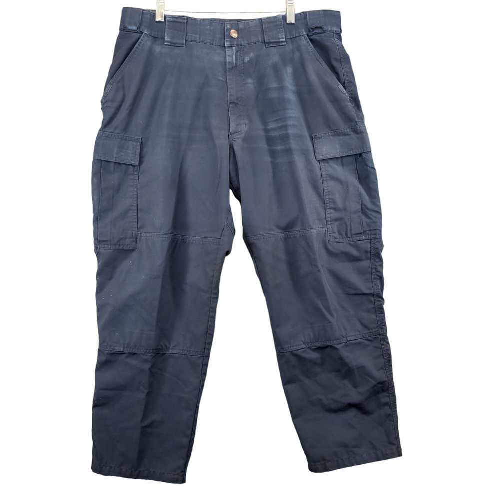 5.11 + Tactical Series Cargo Pants Mens Size XL Blue Flat Front Multi-Pocket